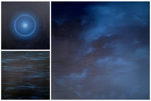 History of the Storm - Nuit di Peter Pitout, Pittura in vendita su Singulart