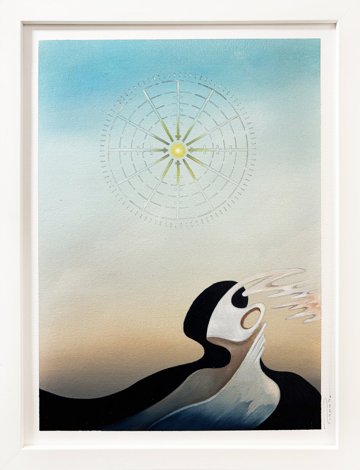 Serrure II - Sentient Animalia Peter Pitout Obra en papel en venta