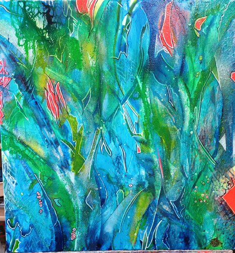 FLORAISONS di KHATIS, Pittura in vendita su Singulart