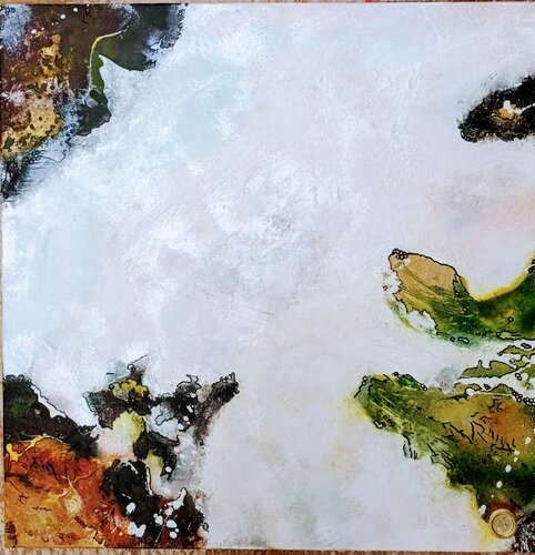 MELODIE BLANCHE di KHATIS, Pittura in vendita su Singulart