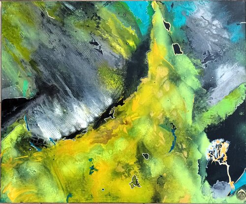 LE MONDE PROFOND di KHATIS, Pittura in vendita su Singulart