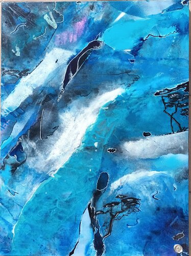 TOUT EN DOUCEUR di KHATIS, Pittura in vendita su Singulart