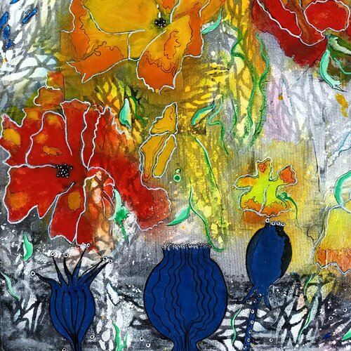 GRAINES DE PLANTES par KHATIS, Peinture en vente sur Singulart