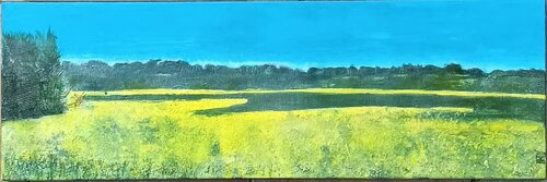 CHAMP DE COLZA by KHATIS, Painting for Sale on Singulart