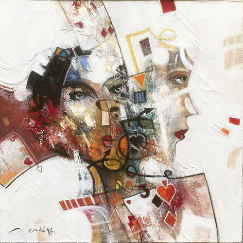 pique ou carreau van Jean Louis Mendrisse, Schilderij te koop op Singulart