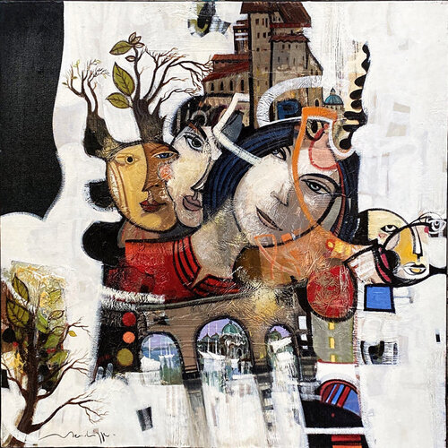 transition par Jean Louis Mendrisse, Peinture en vente sur Singulart