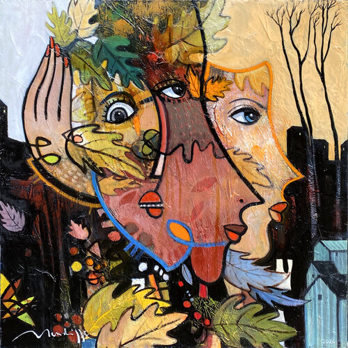 mille feuilles von Jean Louis Mendrisse, Malerei kaufen auf Singulart