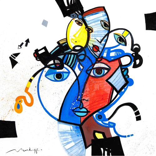 psychose encadrée sur dibond von Jean Louis Mendrisse, Druck kaufen auf Singulart