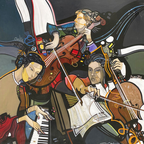 sur le bout des notes sur dibond by Jean Louis Mendrisse, Print for Sale on Singulart