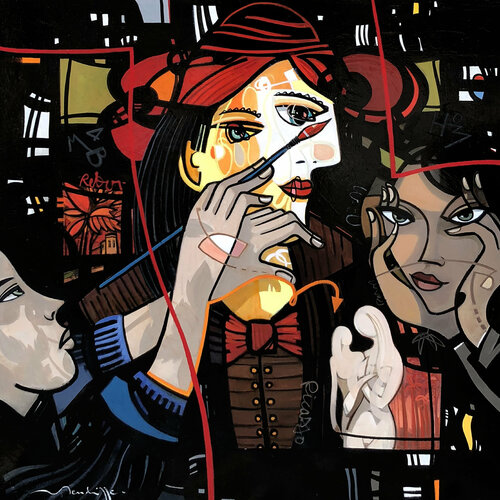 le pinceau picasso von Jean Louis Mendrisse, Malerei kaufen auf Singulart