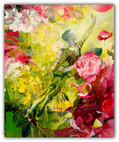 Paradis by Claire Biette, Painting for Sale on Singulart