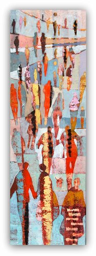 Sur le chemin de la vie van Claire Biette, Schilderij te koop op Singulart