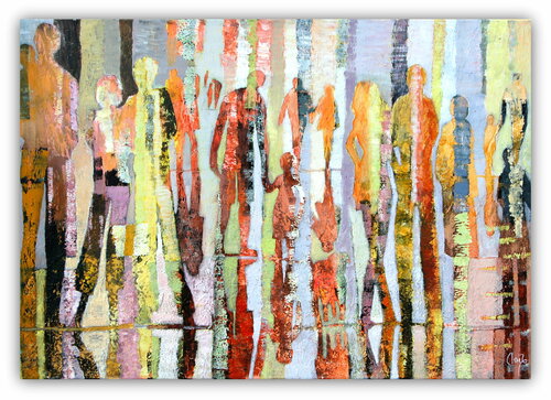 Le chemin de la confiance di Claire Biette, Pittura in vendita su Singulart
