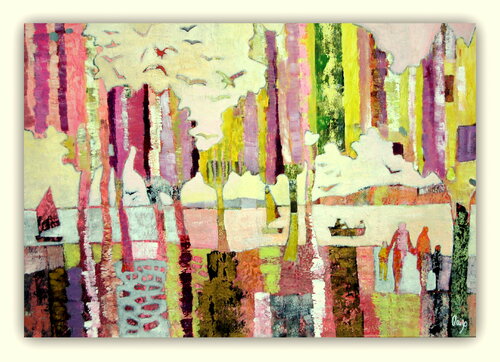 Un jour de grâce di Claire Biette, Pittura in vendita su Singulart