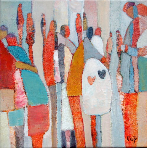 enlacés di Claire Biette, Pittura in vendita su Singulart