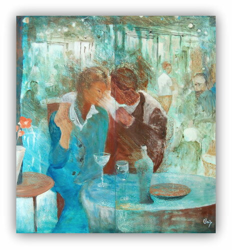 Réconciliation by Claire Biette, Painting for Sale on Singulart