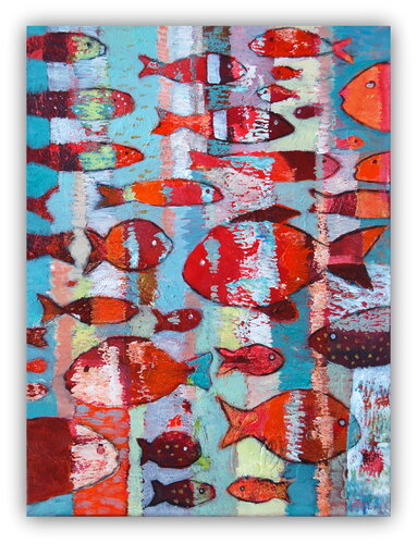 Frétillants di Claire Biette, Pittura in vendita su Singulart