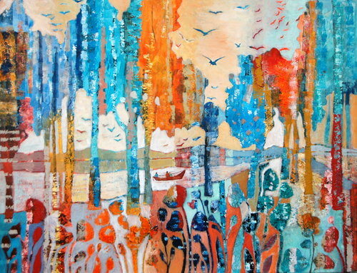 L'espérance d'un jour nouveau by Claire Biette, Painting for Sale on Singulart