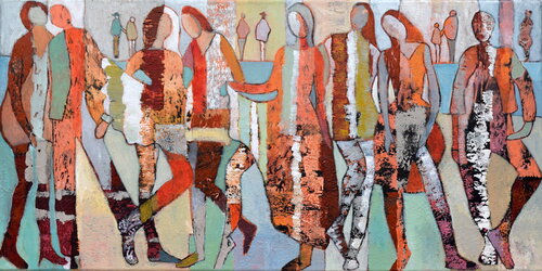 L' amitié 2 di Claire Biette, Pittura in vendita su Singulart