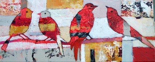 conciliabules di Claire Biette, Pittura in vendita su Singulart