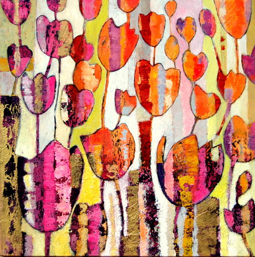 Harmonies de printemps by Claire Biette, Painting for Sale on Singulart