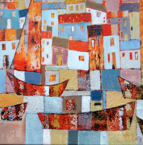 jour de joie 2 di Claire Biette, Pittura in vendita su Singulart