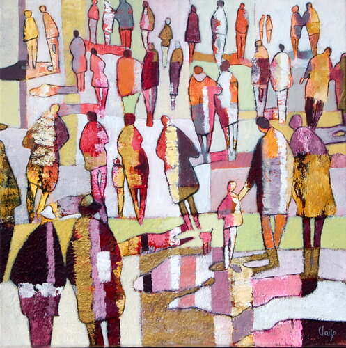 Les messagers de la bonne nouvelle di Claire Biette, Pittura in vendita su Singulart