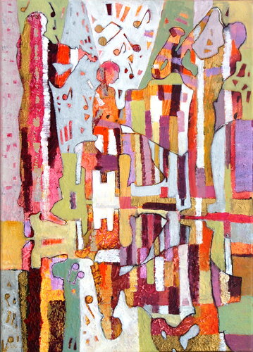 trio musical di Claire Biette, Pittura in vendita su Singulart