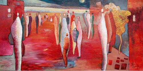 Lumière sur le monde di Claire Biette, Pittura in vendita su Singulart