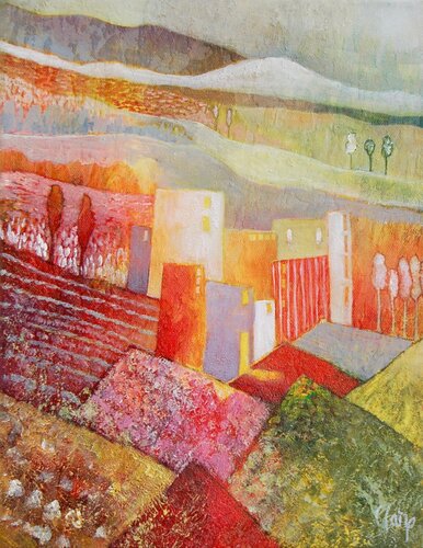 ouvre toi à la lumière by Claire Biette, Painting for Sale on Singulart