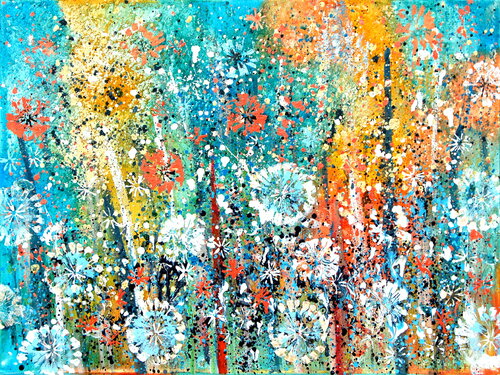 floral by Claire Biette, Painting for Sale on Singulart