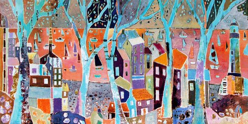 nuit d'été di Claire Biette, Pittura in vendita su Singulart