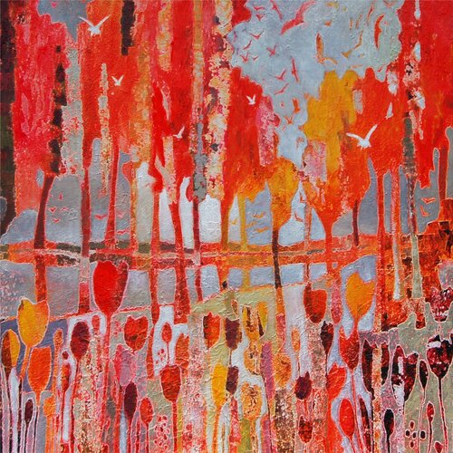 flamboyants van Claire Biette, Schilderij te koop op Singulart