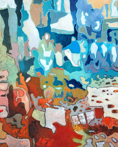 matin joyeux by Claire Biette, 油畫 for Sale on Singulart