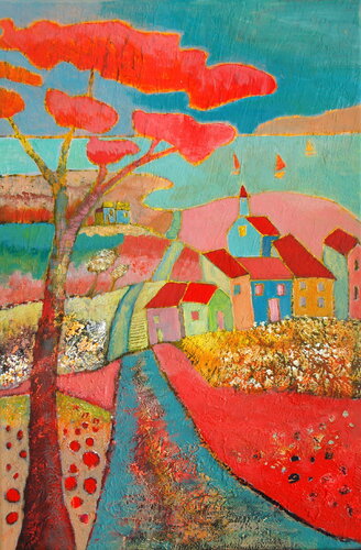 chemin d'éternité by Claire Biette, Painting for Sale on Singulart