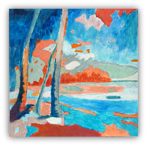 la paix du matin by Claire Biette, 油畫 for Sale on Singulart