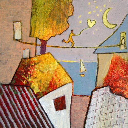 l'offrande by Claire Biette, Painting for Sale on Singulart