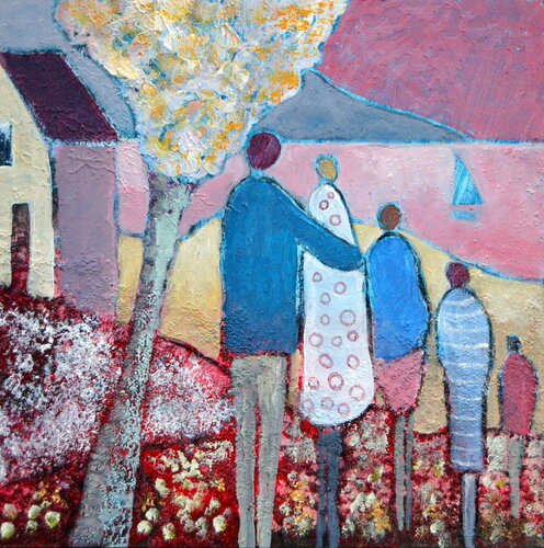 l'offrande by Claire Biette, Painting for Sale on Singulart