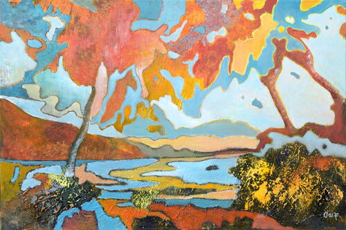 effet de lumière by Claire Biette, Painting for Sale on Singulart
