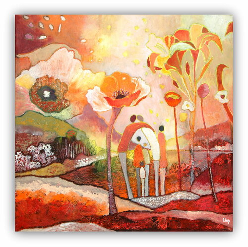 Contemplation di Claire Biette, Pittura in vendita su Singulart