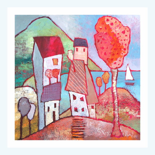 Fantaisie van Claire Biette, Schilderij te koop op Singulart