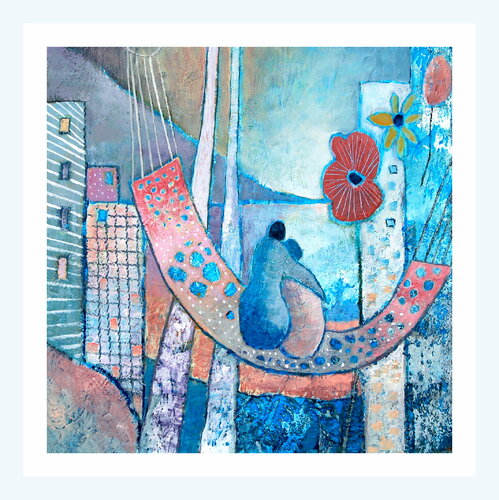 La paix du soir di Claire Biette, Pittura in vendita su Singulart