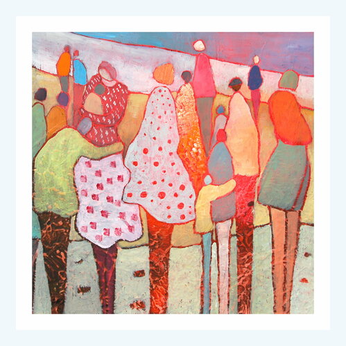 Sur la route di Claire Biette, Pittura in vendita su Singulart