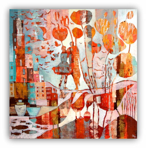 Le songe d'une nuit d'été van Claire Biette, Schilderij te koop op Singulart