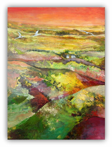 envol 1 by Claire Biette, Painting for Sale on Singulart