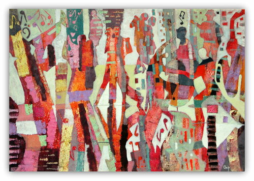 Le temps pour la danse di Claire Biette, Pittura in vendita su Singulart