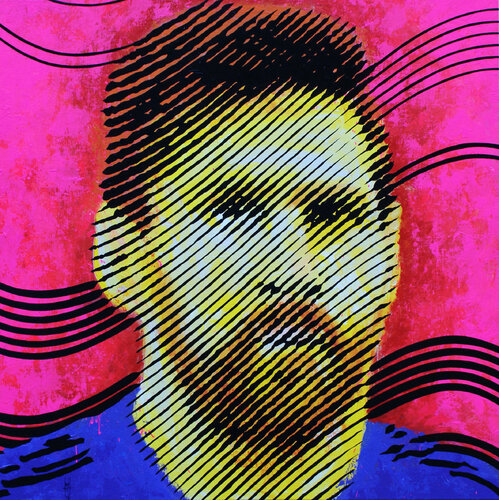 The idol. Messi von Jose Gabaldon, Malerei kaufen auf Singulart