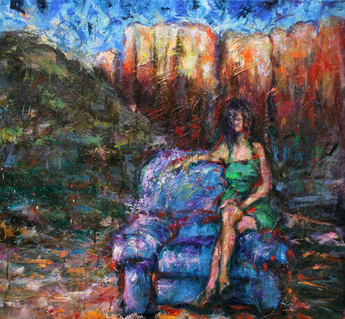 Sofá de Jose Gabaldon, Pintura a la venta en Singulart