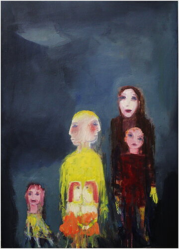 Les yeux dans les yeux von Victorine Follana, Malerei kaufen auf Singulart