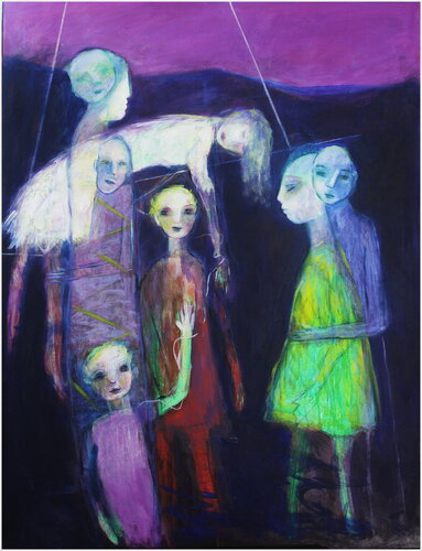 L'aube violette par Victorine Follana, Peinture en vente sur Singulart
